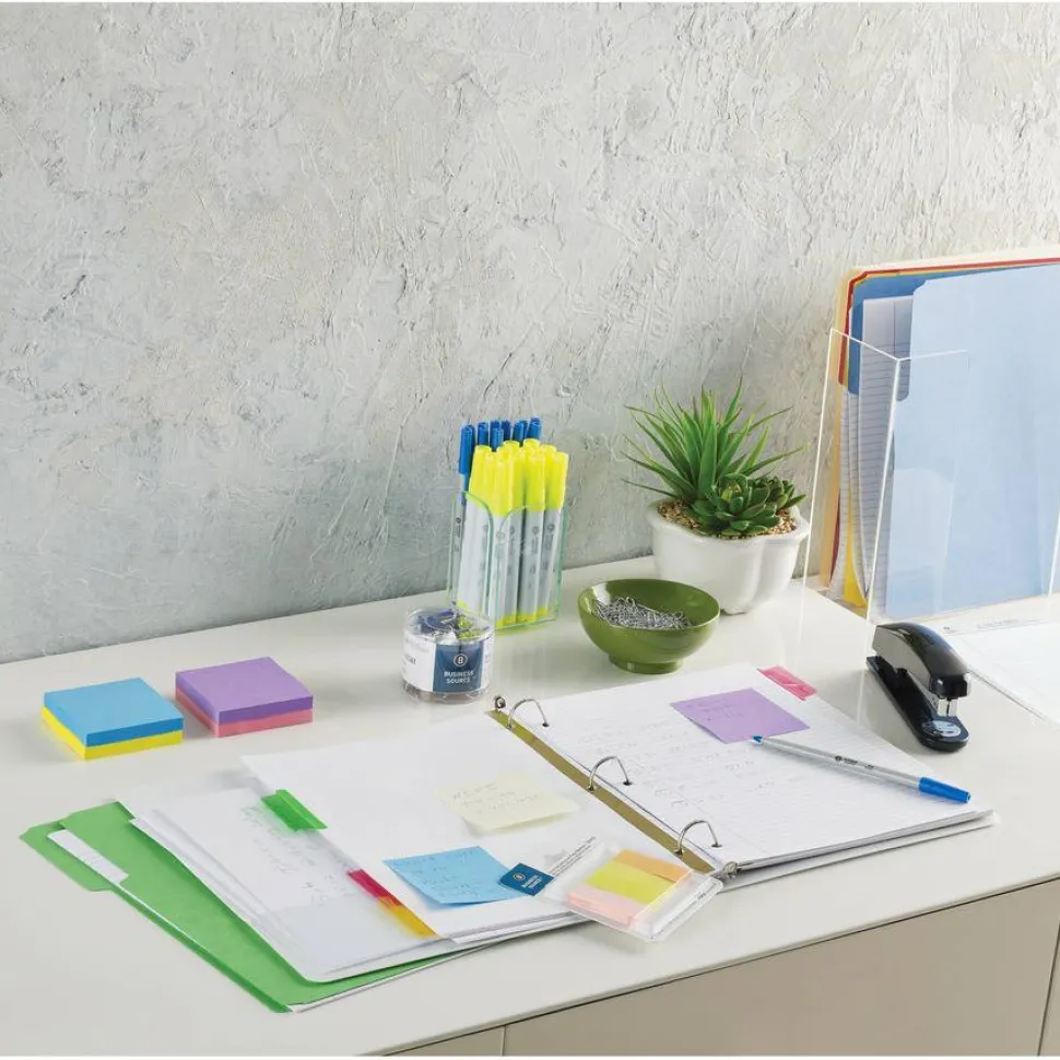 Business Source Writing Pads - 50 Sheets - 0.28" Ruled - 16 lb Basis Weight - Jr.Legal - 8"x5" Sheet Size - 63110