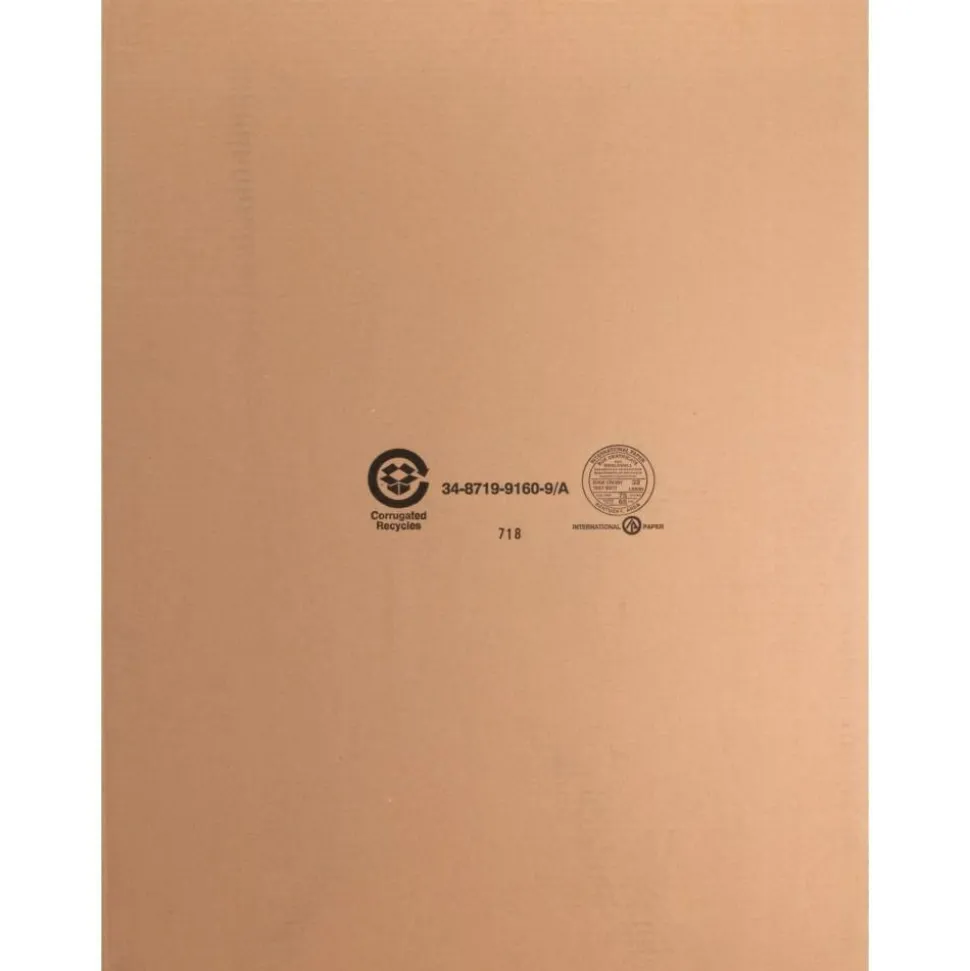 Business Source 25"x30" Self-stick Easel Pads - 30 Sheets - Plain - 25" x 30" Sheet Size - White Paper - Cardboard Cover - Self-stick - 4 / Carton