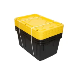 by GreenMade Professional Storage Tote With Handles/Snap Lid, 27 Gallon, 30-1/10
