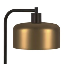 Cadmus 20.5" Tall Table Lamp with Metal Shade in Blackened Bronze/Brass/Brass
