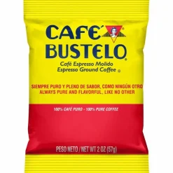 Café Bustelo Espresso Blend Coffee Packs, Dark Roast, Packet Makes 8 Cups, 30 Packs/Carton