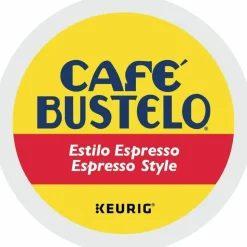 Cafe Bustelo Caf Bustelo Espresso Roast Coffee K Cup Pods, Box Of 48