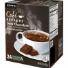 Cafe Escapes Caf Escapes Dark Chocolate Hot Cocoa Single Serve K Cup , Box Of 24
