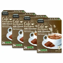 Café Escapes Cafe Escapes Milk Chocolate Hot Cocoa K-Cups, 96/Carton