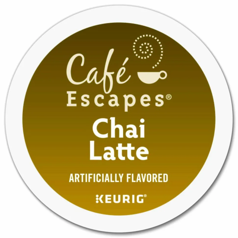 Café Escapes Chai Latte K-Cups, 96/Carton
