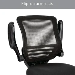 Calusa Mesh Mid-Back Manager's Office Chair, Black, BIFMA Compliant