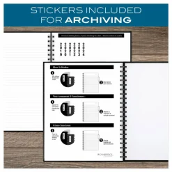 Cambridge Limited Business Notebook, 8 1/2" x 11", 1 Subject, Legal Ruled, 96 Sheets, Black (06100)