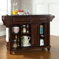 Cambridge Granite Top Full Size Kitchen Island/Cart