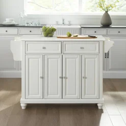 Cambridge Granite Top Full Size Kitchen Island/Cart