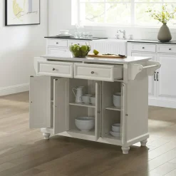 Cambridge Granite Top Full Size Kitchen Island/Cart