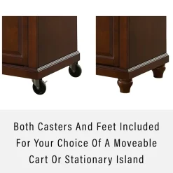Cambridge Granite Top Portable Kitchen Island/Cart