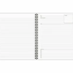 Cambridge Limited 30% Recycled Business Notebook, 8 1/2" x 11", 1 Subject, Legal Ruled, 80 Sheets, Black (06132)