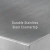 Cambridge Stainless Steel Top Full Size Kitchen Island/Cart