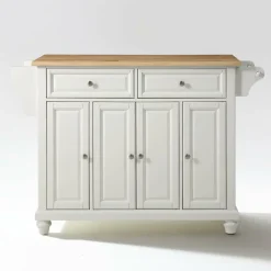 Cambridge Wood Top Full Size Kitchen Island/Cart
