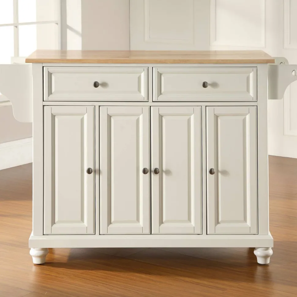 Cambridge Wood Top Full Size Kitchen Island/Cart