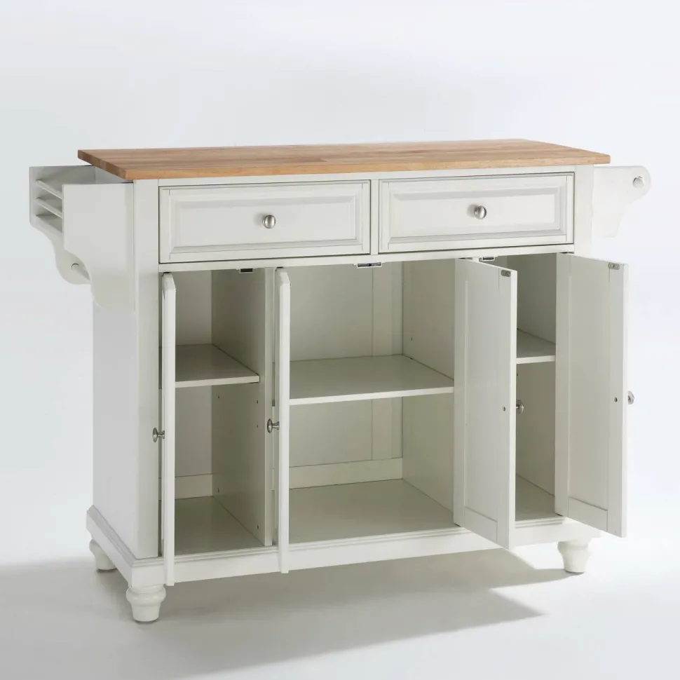 Cambridge Wood Top Full Size Kitchen Island/Cart
