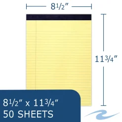 Canary Legal Pad 8.5"x11.75"