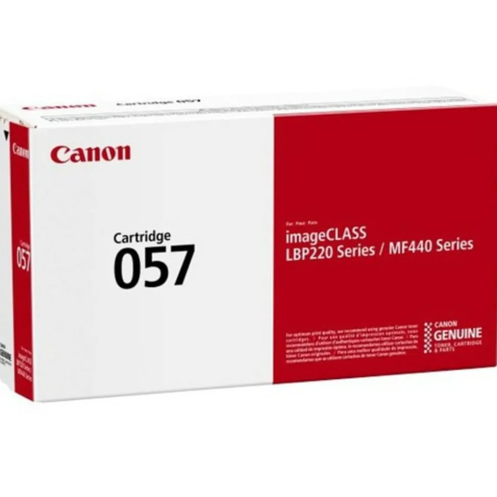 Canon 3009C001 (CRG-057) Toner, 3,100 Page-Yield, Black