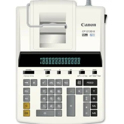 Canon CP1213DIII Desktop Printing Calculator - Dual Color Print - Dot Matrix - 4.8 lps - Ergonomic Design, Independent Memory, Item Count - 9933B001