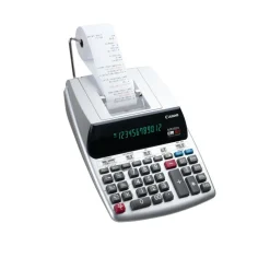 Canon MP25DV 12-Digit Ribbon Printing Calculator, Black/Red Print, 4.3 Lines/Sec