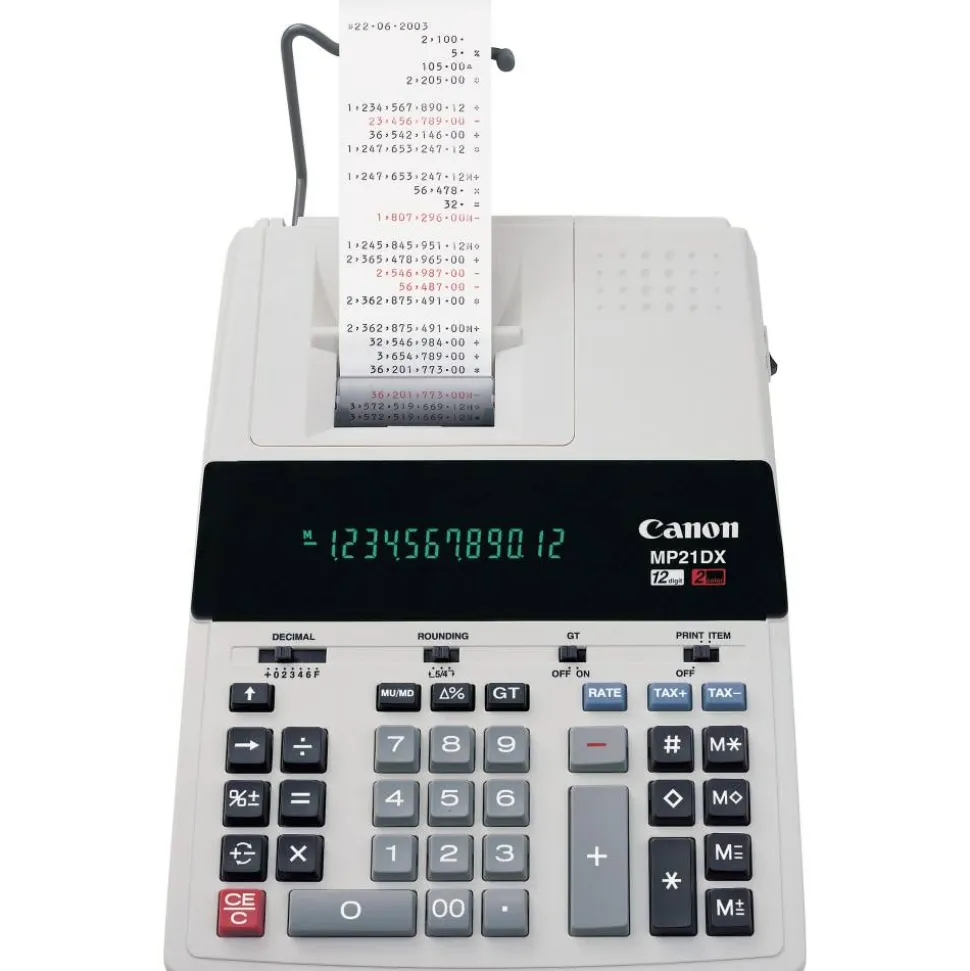 Canon MP21DX Two-Color Printing Calculator