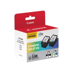 Canon PG-275XL Black/CL-276XL Tri-Color High-Yield Ink Cartridges, Pack Of 2, 4981C008
