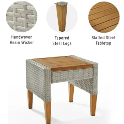 Capella Outdoor Wicker Side Table