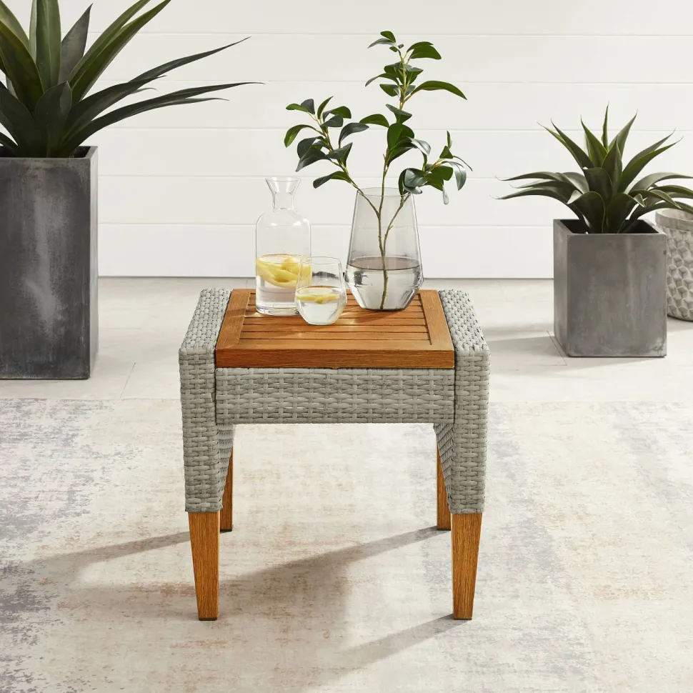 Capella Outdoor Wicker Side Table