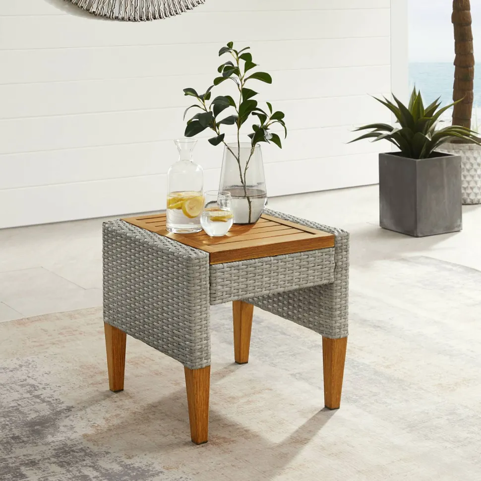 Capella Outdoor Wicker Side Table