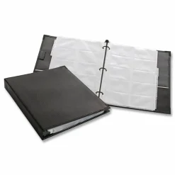 Cardinal Business Collection Card File Binder, 11 5/8"H x 10 1/2"W x 1 3/4"D, Black