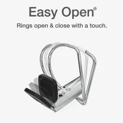 Cardinal Premier Easy Open ClearVue Locking Slant-D Ring Binder, 3 Rings, 3