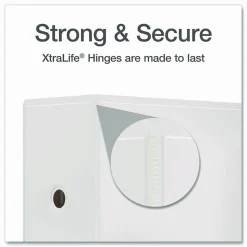 Cardinal XtraLife ClearVue Nonstick Locking Slant 3-Ring Binder, 6