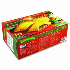 Caribbean Food Delights Jamacian Style Spicy Beef Empanadas, 5 oz, 10/Carton