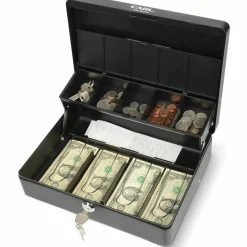 CARL Bill Slots Steel Security Cash Box