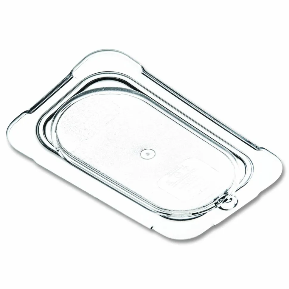 Carlisle StorPlus Polycarbonate Flat Universal Lid, 4.31 x 6.88 x 0.44, Clear, Plastic