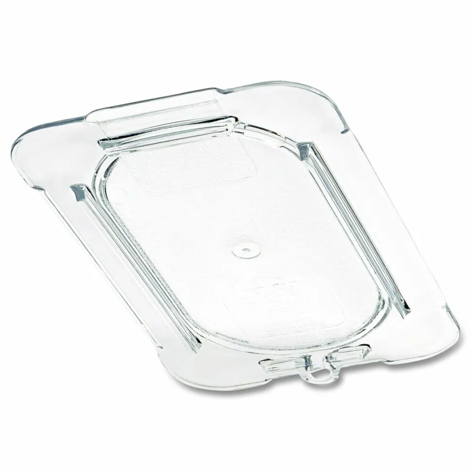 Carlisle StorPlus Polycarbonate Flat Universal Lid, 4.31 x 6.88 x 0.44, Clear, Plastic