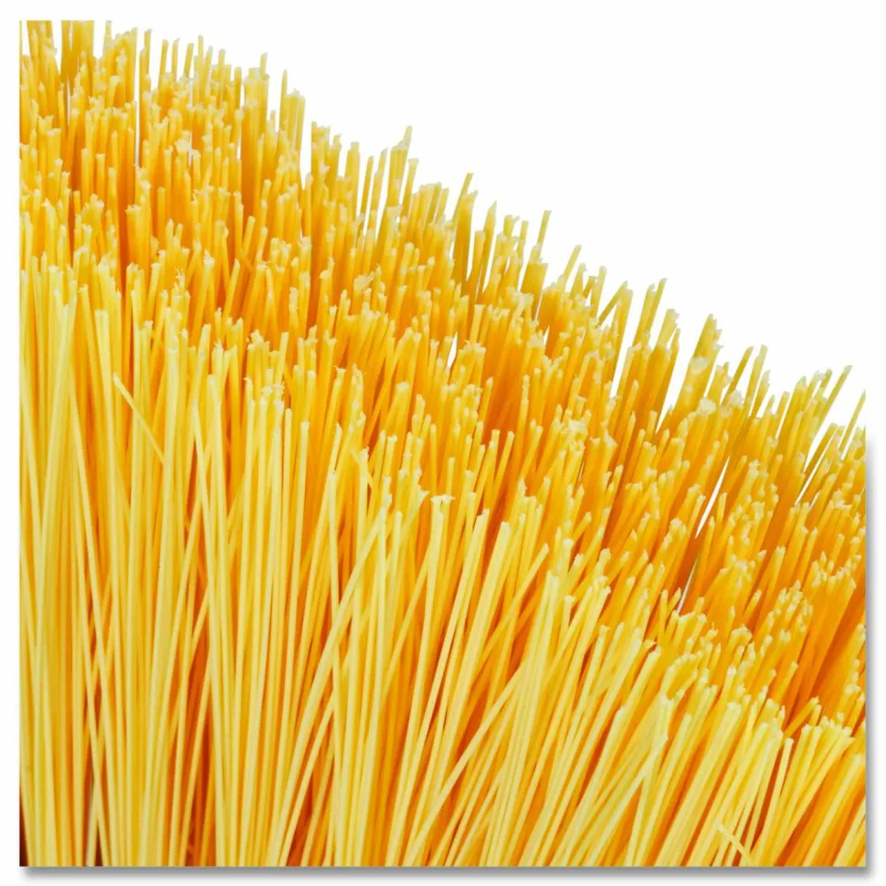 Carlisle Duo-Sweep Unflagged Heavy Duty Angle Broom, 55" Length, Black/Yellow
