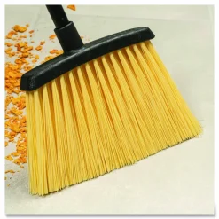 Carlisle Duo-Sweep Unflagged Heavy Duty Angle Broom, 55" Length, Black/Yellow