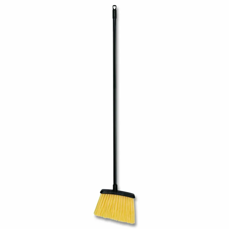 Carlisle Duo-Sweep Unflagged Heavy Duty Angle Broom, 55" Length, Black/Yellow