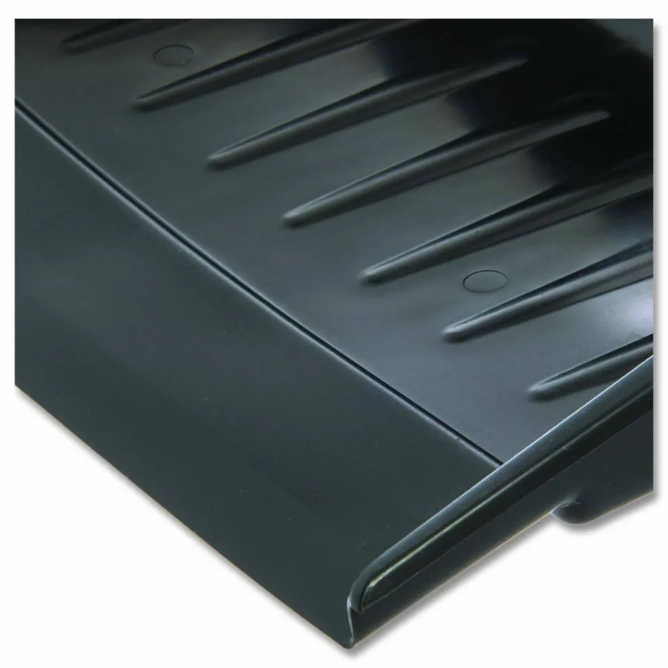 Carlisle Flo-Pac Flexible Plastic Dustpan, 8 x 12, Plastic, Black