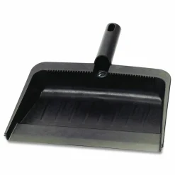 Carlisle Flo-Pac Flexible Plastic Dustpan, 8 x 12, Plastic, Black