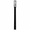 Carlisle Flo-Pac Utility Toothbrush Style Maintenance Brush, White Nylon Bristles, 7.25" Brush, 7" Black Polypropylene Handle