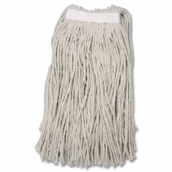Carlisle Full Weight Cut End Mop Head, Cotton, 16 oz, White