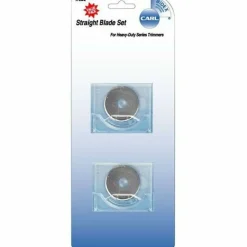 Carl K-28 Straight-Cut Heavy-Duty Rotary Trimmer Blades, Pack Of 2