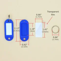 CARL Split Ring Key Tags