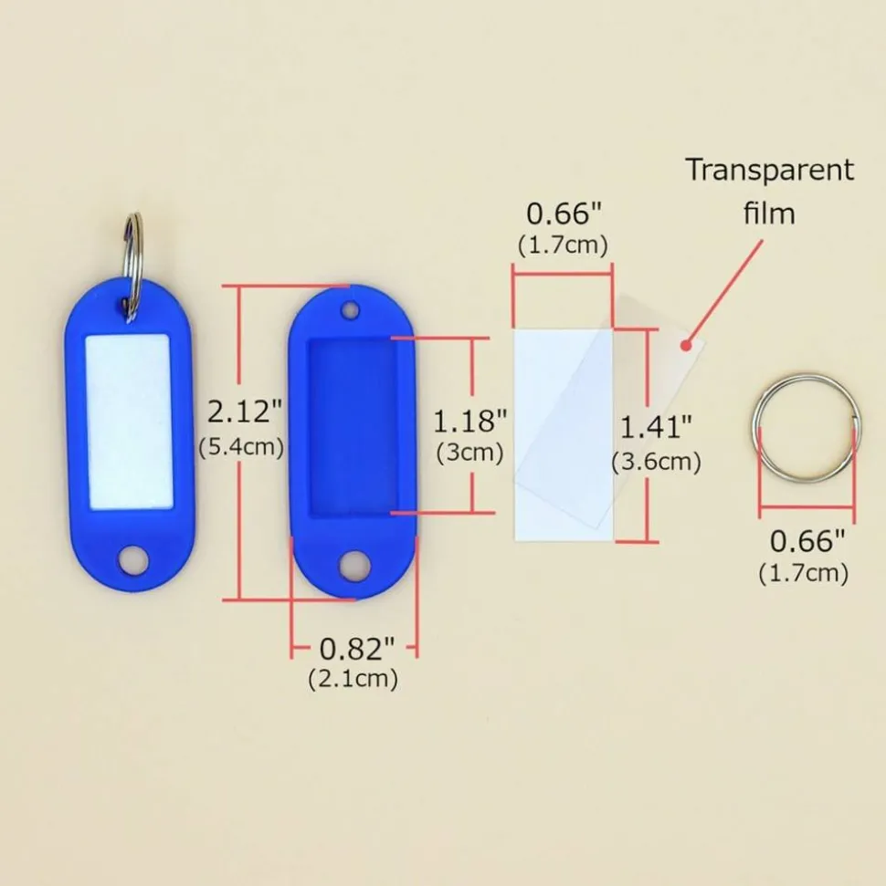 CARL Split Ring Key Tags
