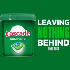 Cascade Complete ActionPacs, Fresh Scent, 4 Pods/Pack, 30 Packs/Carton
