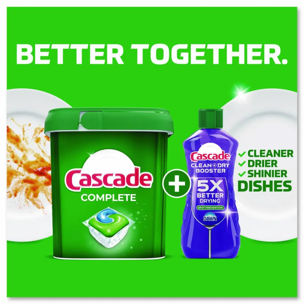 Cascade Complete ActionPacs, Fresh Scent, 17.6 oz Bag, 33 Pacs/Bag, 4 Bags/Carton