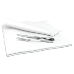 Cascades PRO Select Dinner Napkins, 1-Ply, 15 x 15, White, 1,000/Carton