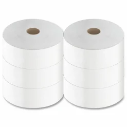 Cascades PRO Perform 100% Recycled Jumbo Toilet Paper, Pack Of 6 Rolls, for Tandem JRT Dispensers
